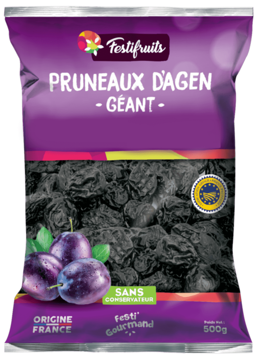 Pruneaux d'agen géant 500 G