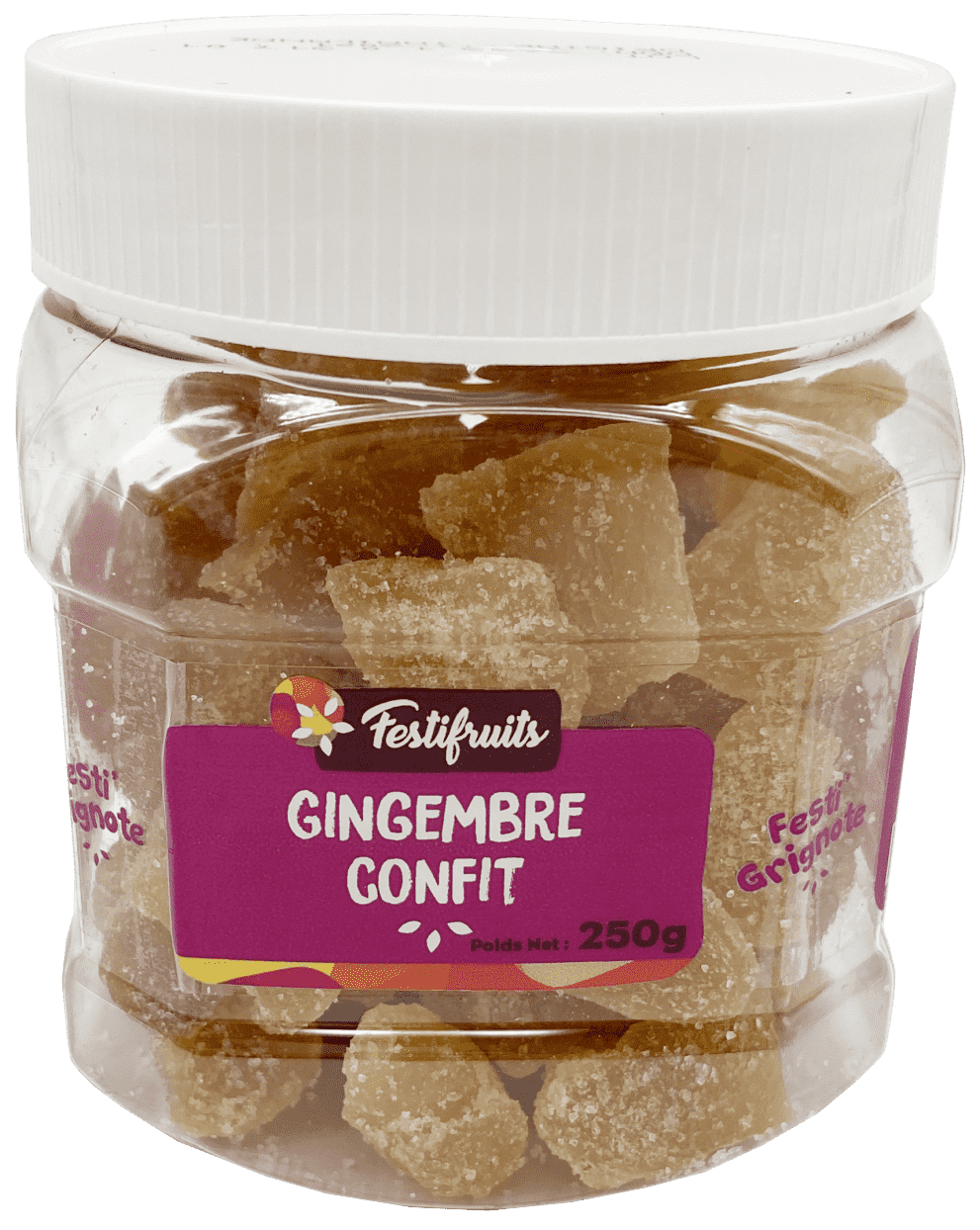 Gingembre confit 250 G