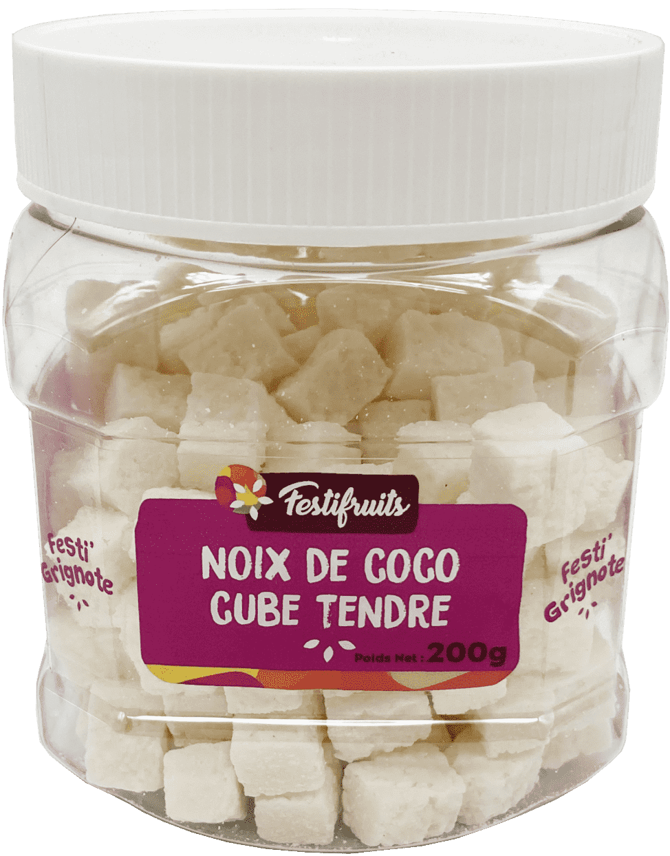Coco cubes tendres 200 G