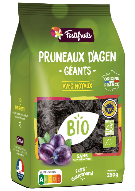 Pruneaux d'Agen avec noyaux Géants BIO