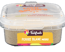 Poivre blanc moulu 60 G