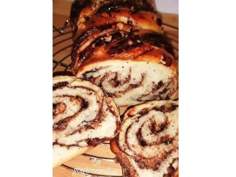 Babka chocolat noisette