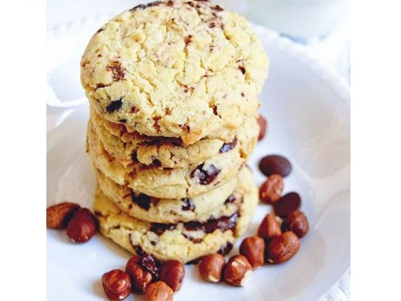 Cookies noisettes chocolat