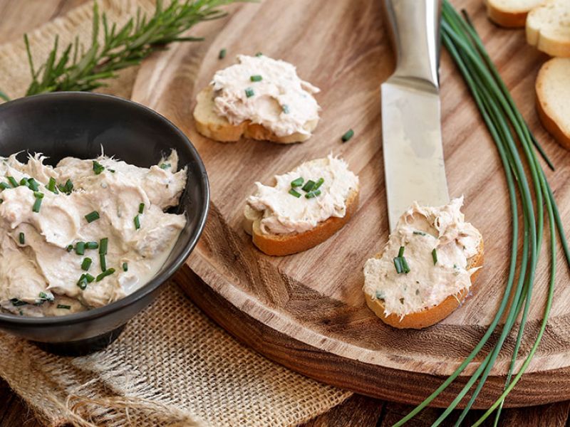 Rillettes de thon au fromage frais 